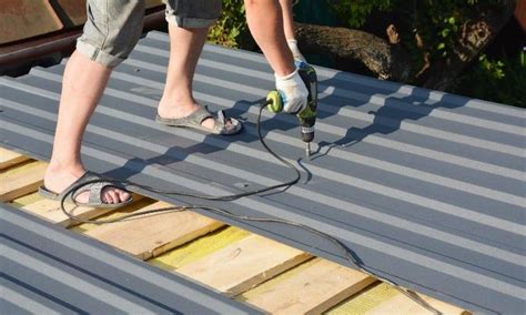 putting metal roof over osb